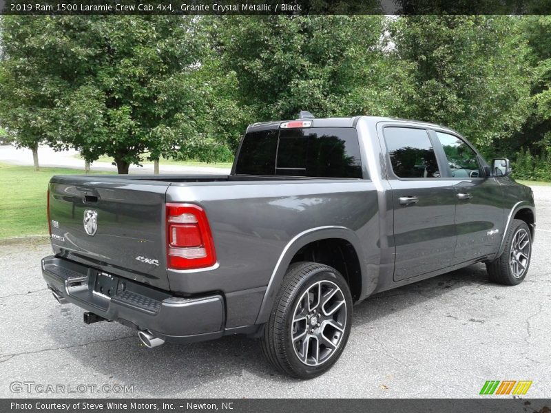 Granite Crystal Metallic / Black 2019 Ram 1500 Laramie Crew Cab 4x4
