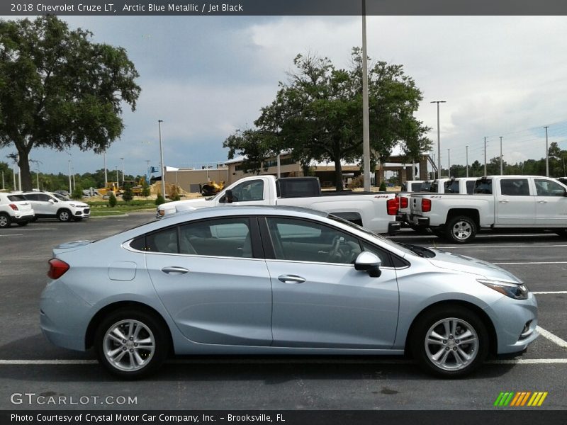 Arctic Blue Metallic / Jet Black 2018 Chevrolet Cruze LT