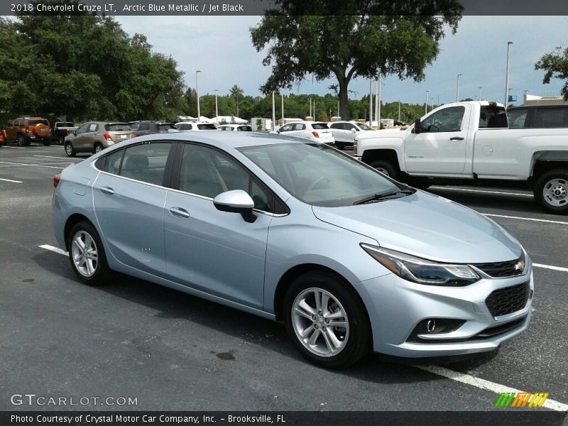 Arctic Blue Metallic / Jet Black 2018 Chevrolet Cruze LT
