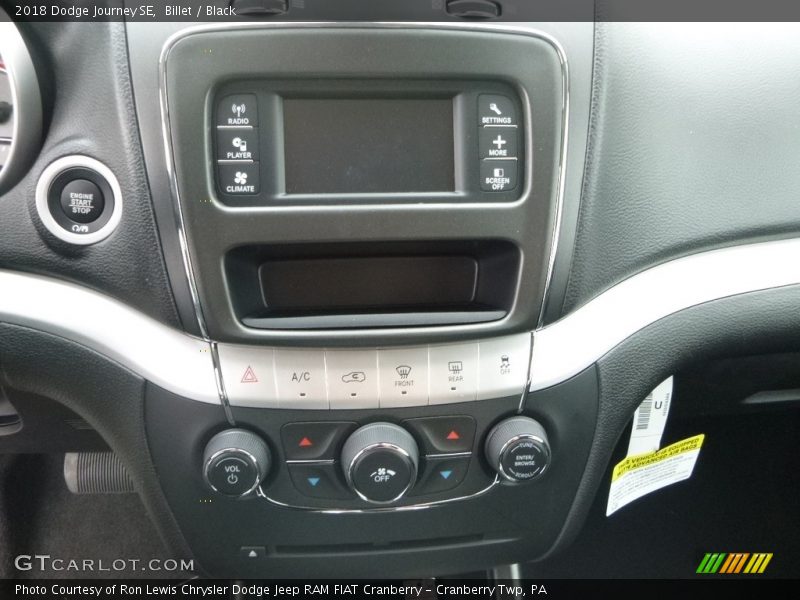 Billet / Black 2018 Dodge Journey SE