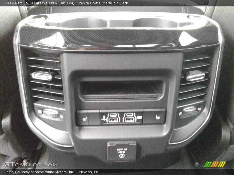 Granite Crystal Metallic / Black 2019 Ram 1500 Laramie Crew Cab 4x4