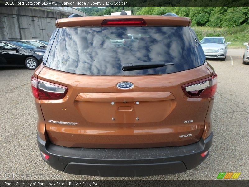 Canyon Ridge / Ebony Black/Copper 2018 Ford EcoSport SES 4WD