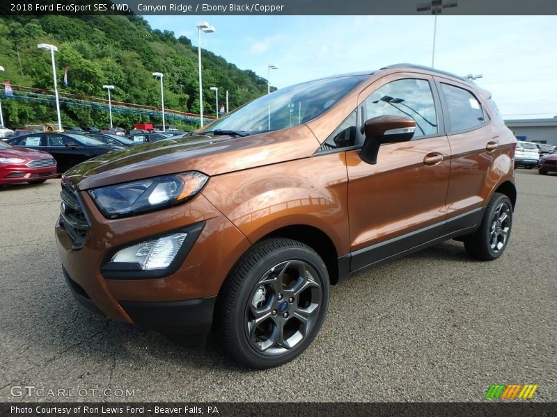 Front 3/4 View of 2018 EcoSport SES 4WD