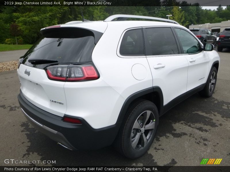 Bright White / Black/Ski Grey 2019 Jeep Cherokee Limited 4x4