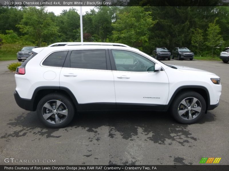 Bright White / Black/Ski Grey 2019 Jeep Cherokee Limited 4x4