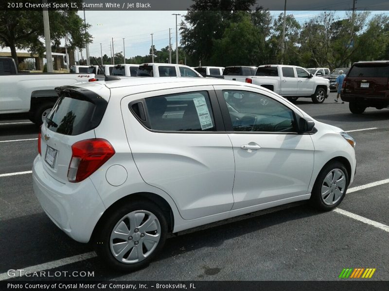 Summit White / Jet Black 2018 Chevrolet Spark LS