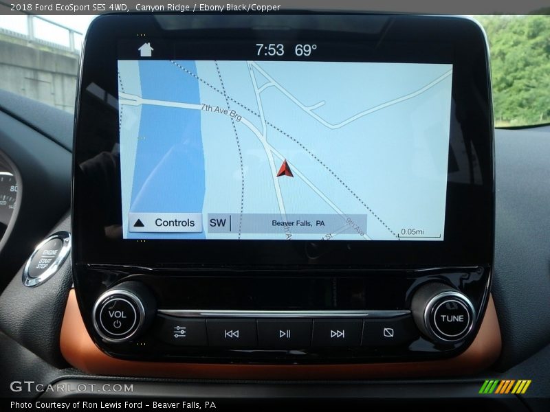Canyon Ridge / Ebony Black/Copper 2018 Ford EcoSport SES 4WD