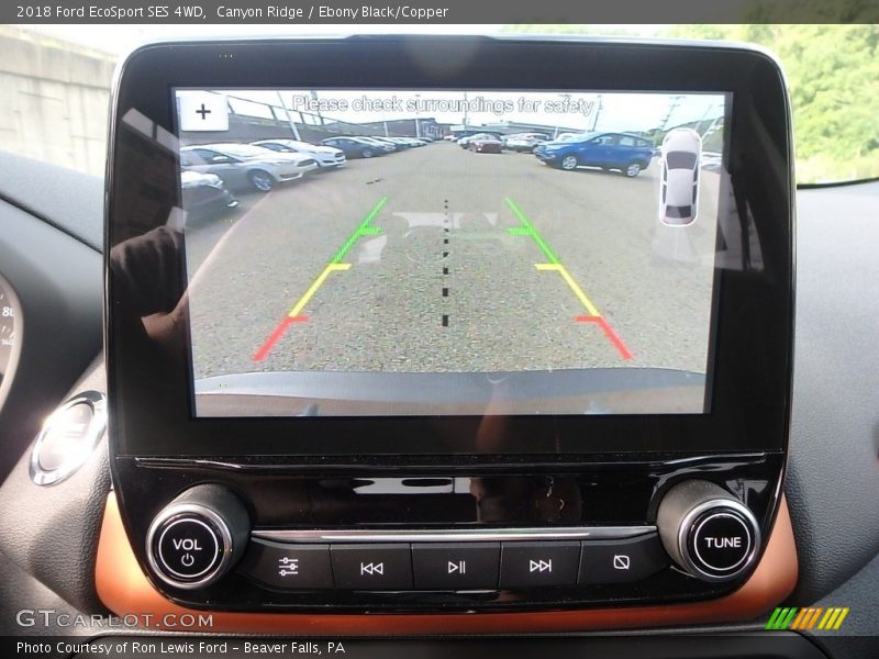 Canyon Ridge / Ebony Black/Copper 2018 Ford EcoSport SES 4WD