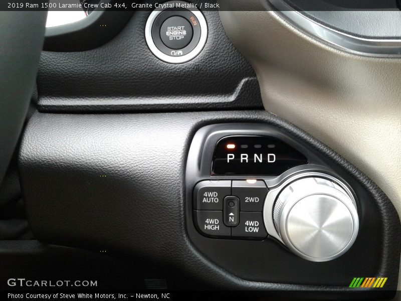 Granite Crystal Metallic / Black 2019 Ram 1500 Laramie Crew Cab 4x4