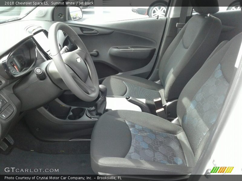 Summit White / Jet Black 2018 Chevrolet Spark LS