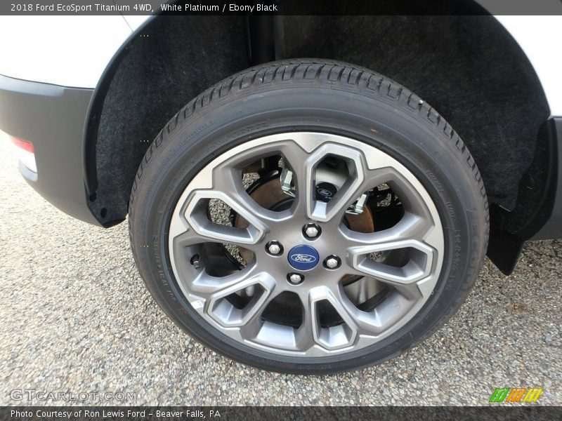 White Platinum / Ebony Black 2018 Ford EcoSport Titanium 4WD