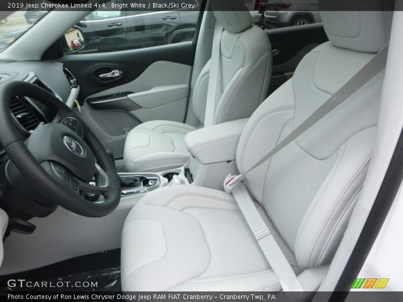 Bright White / Black/Ski Grey 2019 Jeep Cherokee Limited 4x4