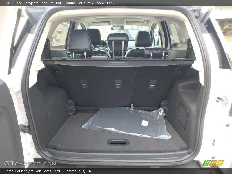 White Platinum / Ebony Black 2018 Ford EcoSport Titanium 4WD