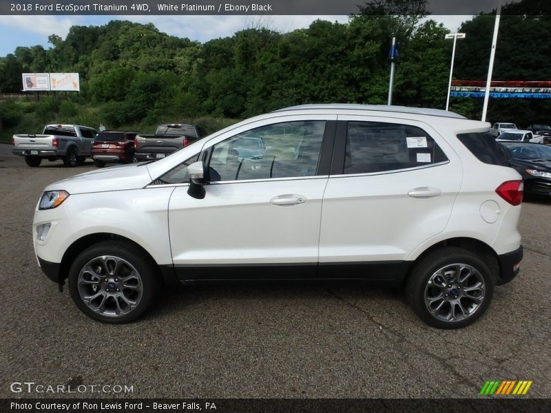  2018 EcoSport Titanium 4WD White Platinum