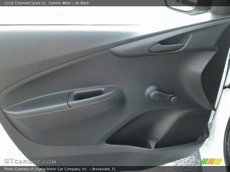 Summit White / Jet Black 2018 Chevrolet Spark LS