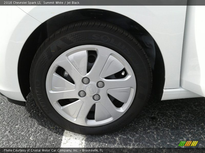 Summit White / Jet Black 2018 Chevrolet Spark LS