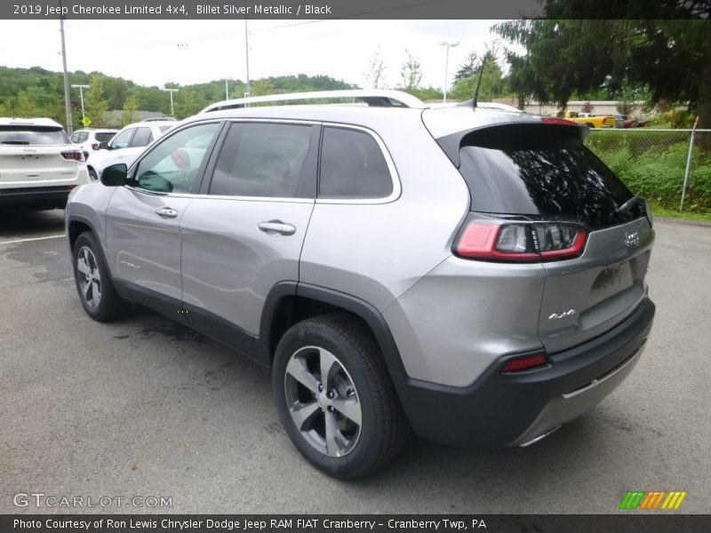 Billet Silver Metallic / Black 2019 Jeep Cherokee Limited 4x4