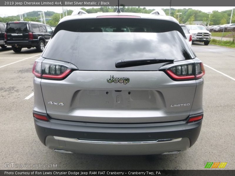 Billet Silver Metallic / Black 2019 Jeep Cherokee Limited 4x4