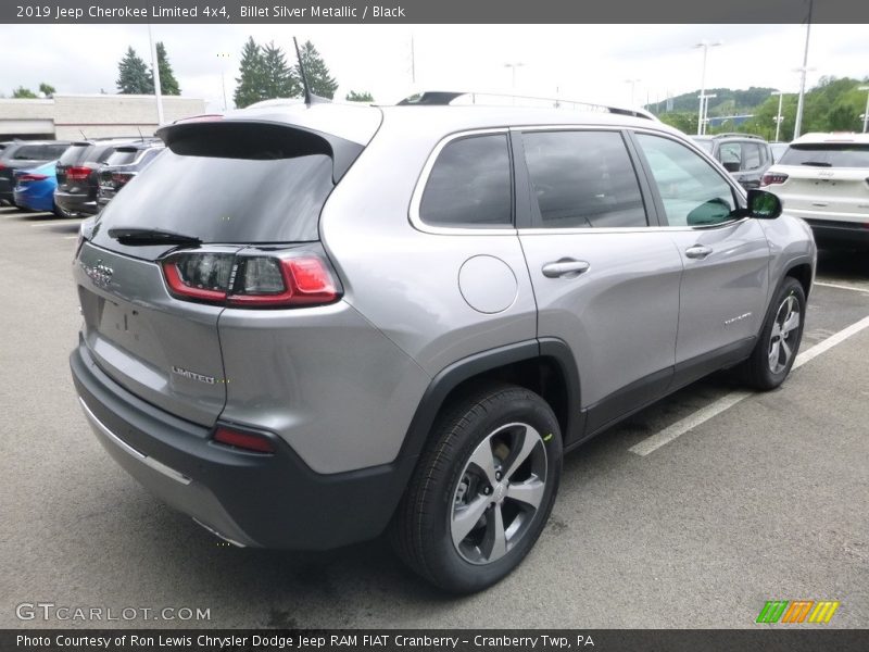 Billet Silver Metallic / Black 2019 Jeep Cherokee Limited 4x4