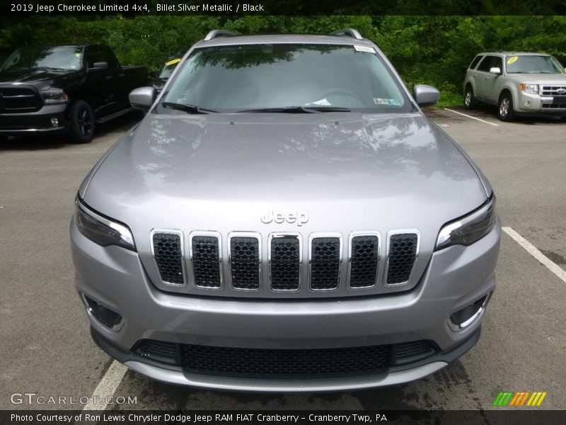 Billet Silver Metallic / Black 2019 Jeep Cherokee Limited 4x4