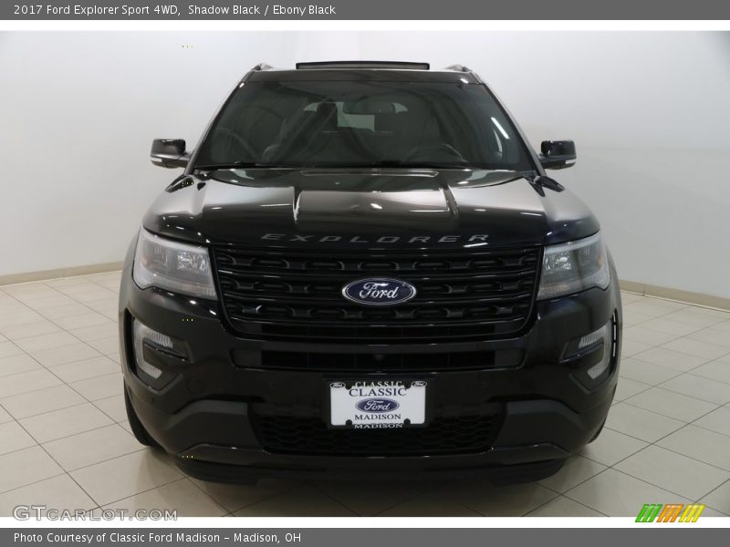 Shadow Black / Ebony Black 2017 Ford Explorer Sport 4WD