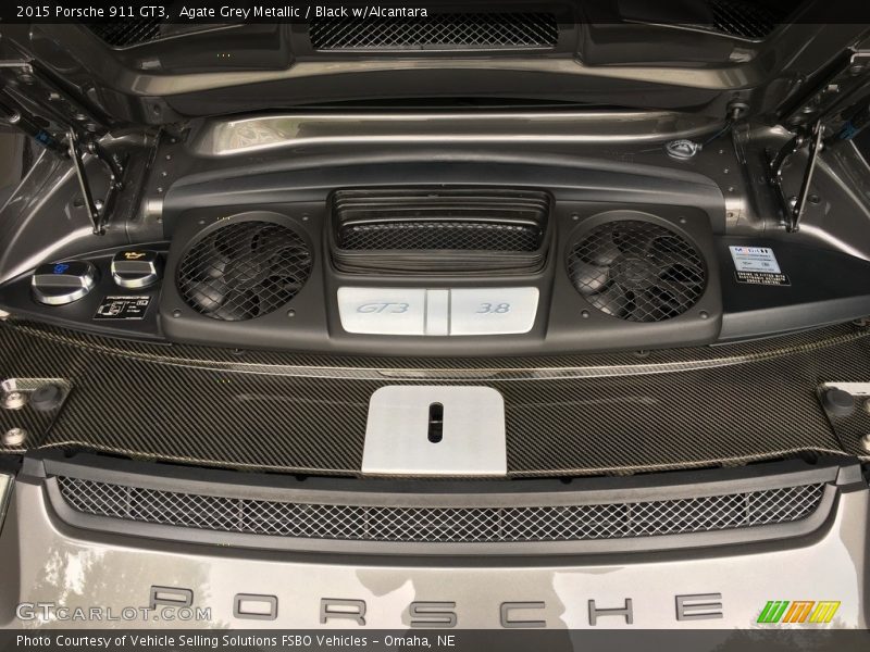 Agate Grey Metallic / Black w/Alcantara 2015 Porsche 911 GT3