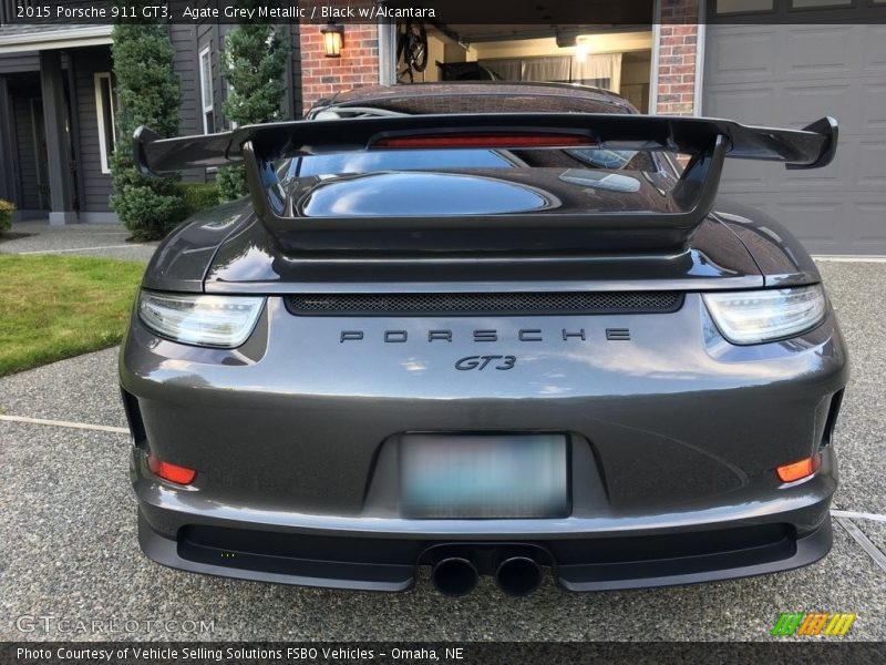 Agate Grey Metallic / Black w/Alcantara 2015 Porsche 911 GT3