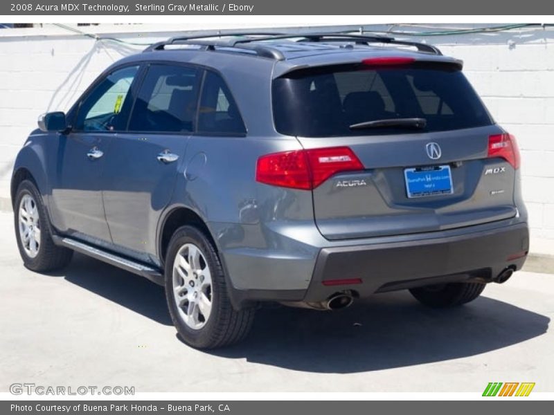 Sterling Gray Metallic / Ebony 2008 Acura MDX Technology