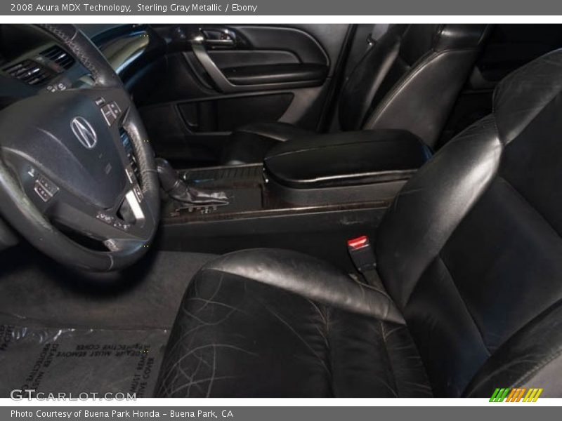 Sterling Gray Metallic / Ebony 2008 Acura MDX Technology
