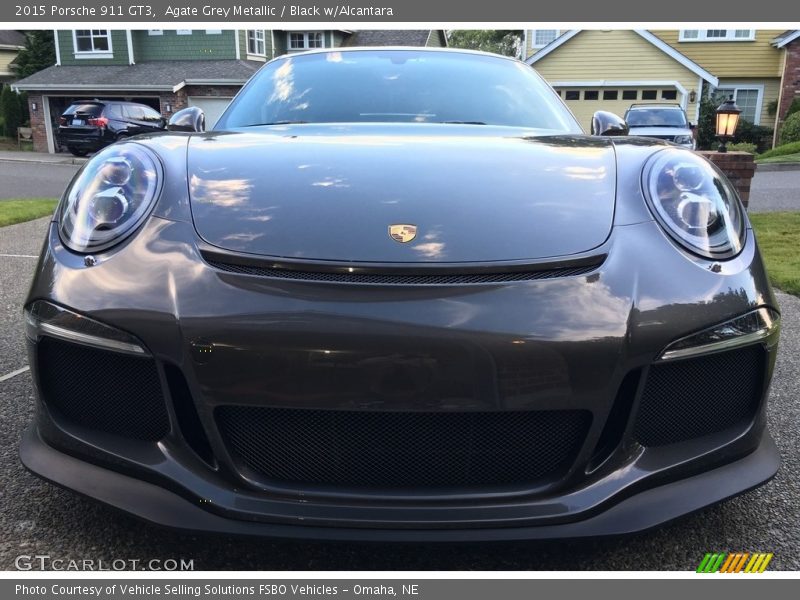 Agate Grey Metallic / Black w/Alcantara 2015 Porsche 911 GT3
