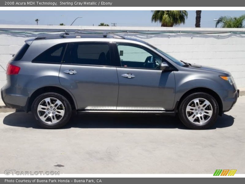 Sterling Gray Metallic / Ebony 2008 Acura MDX Technology