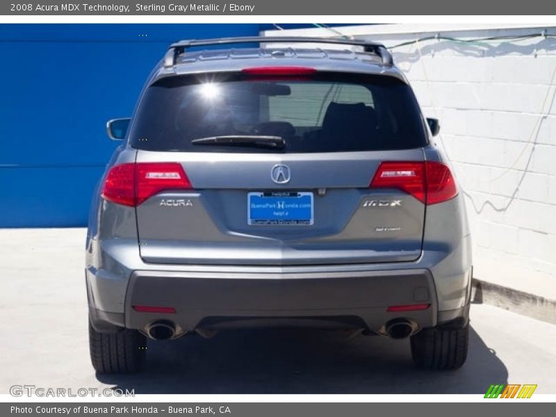 Sterling Gray Metallic / Ebony 2008 Acura MDX Technology