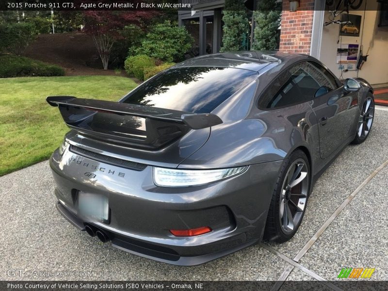 Agate Grey Metallic / Black w/Alcantara 2015 Porsche 911 GT3