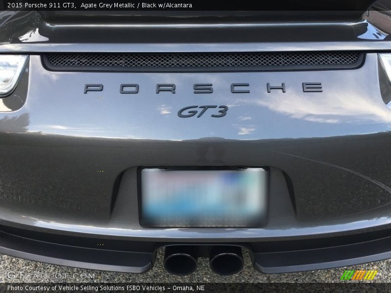 Agate Grey Metallic / Black w/Alcantara 2015 Porsche 911 GT3