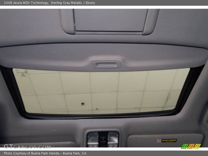 Sterling Gray Metallic / Ebony 2008 Acura MDX Technology