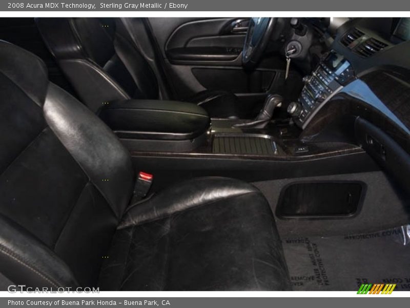 Sterling Gray Metallic / Ebony 2008 Acura MDX Technology