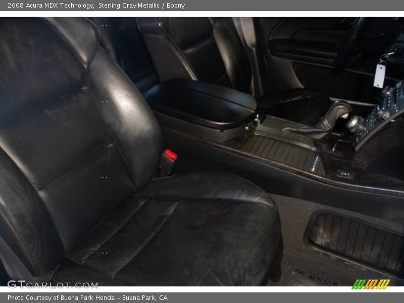 Sterling Gray Metallic / Ebony 2008 Acura MDX Technology