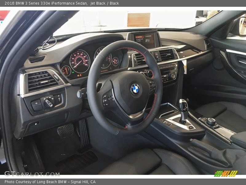 Jet Black / Black 2018 BMW 3 Series 330e iPerformance Sedan