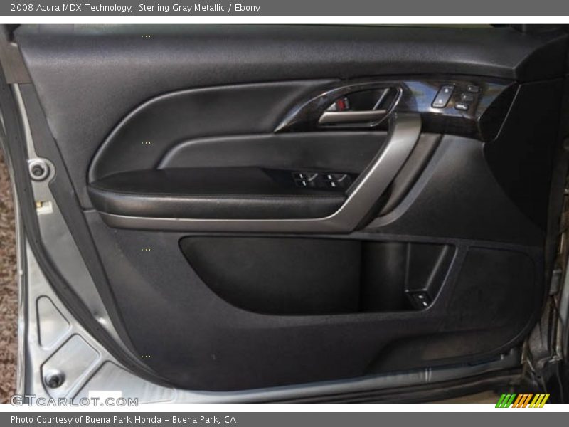 Sterling Gray Metallic / Ebony 2008 Acura MDX Technology