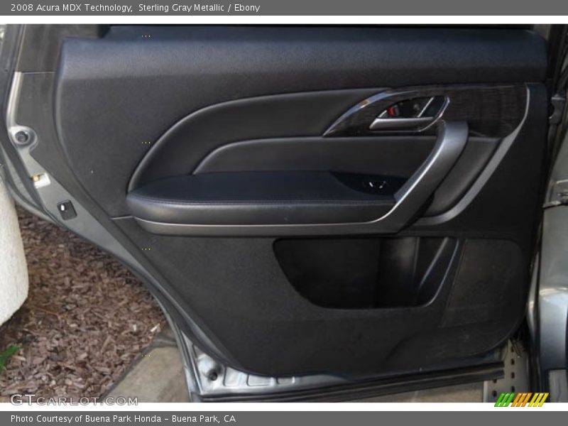Sterling Gray Metallic / Ebony 2008 Acura MDX Technology