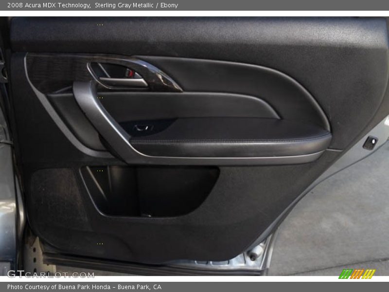 Sterling Gray Metallic / Ebony 2008 Acura MDX Technology
