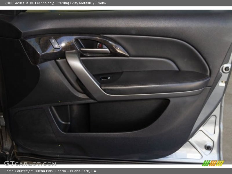 Sterling Gray Metallic / Ebony 2008 Acura MDX Technology