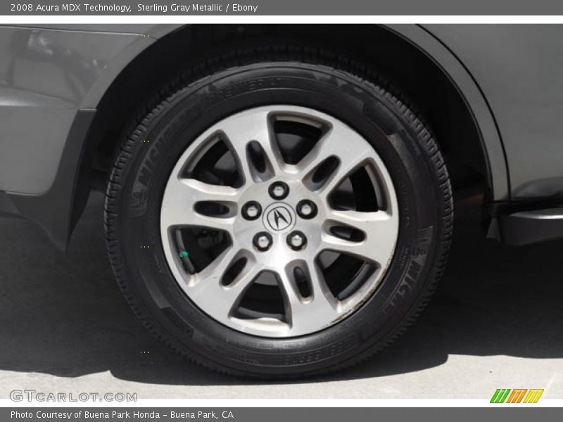 Sterling Gray Metallic / Ebony 2008 Acura MDX Technology