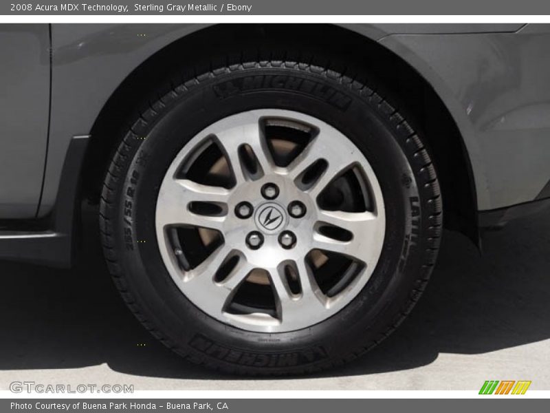 Sterling Gray Metallic / Ebony 2008 Acura MDX Technology