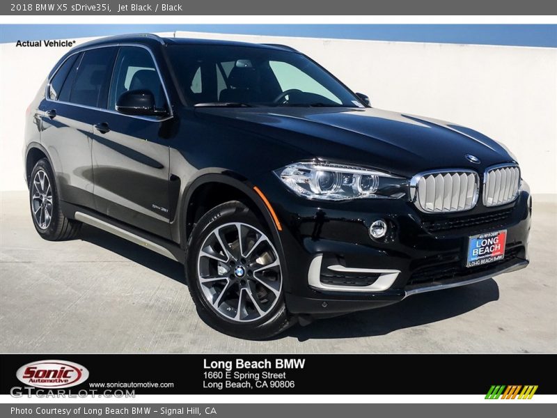 Jet Black / Black 2018 BMW X5 sDrive35i