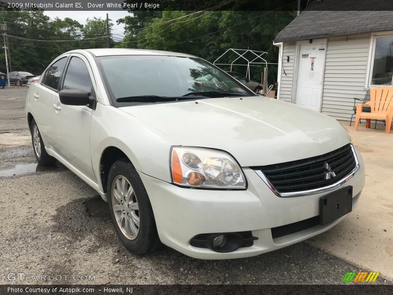Dover White Pearl / Beige 2009 Mitsubishi Galant ES