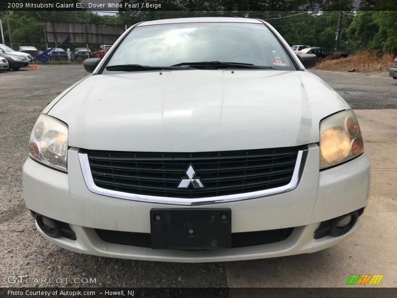 Dover White Pearl / Beige 2009 Mitsubishi Galant ES