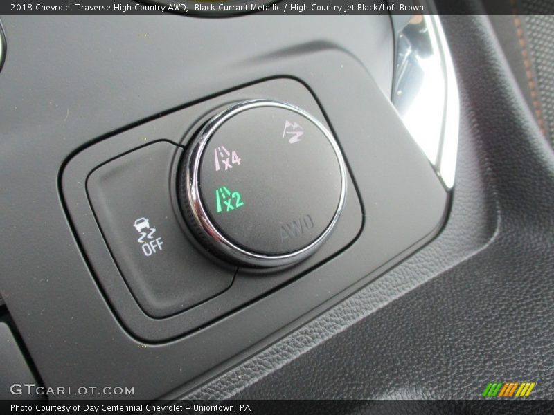 Black Currant Metallic / High Country Jet Black/Loft Brown 2018 Chevrolet Traverse High Country AWD
