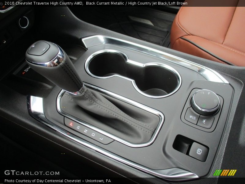 Black Currant Metallic / High Country Jet Black/Loft Brown 2018 Chevrolet Traverse High Country AWD