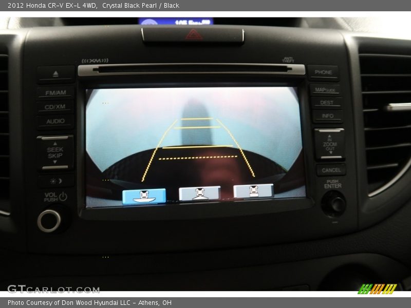 Crystal Black Pearl / Black 2012 Honda CR-V EX-L 4WD